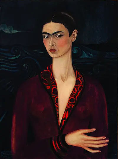 Selbstbildnis mit Samtkleid Frida Kahlo